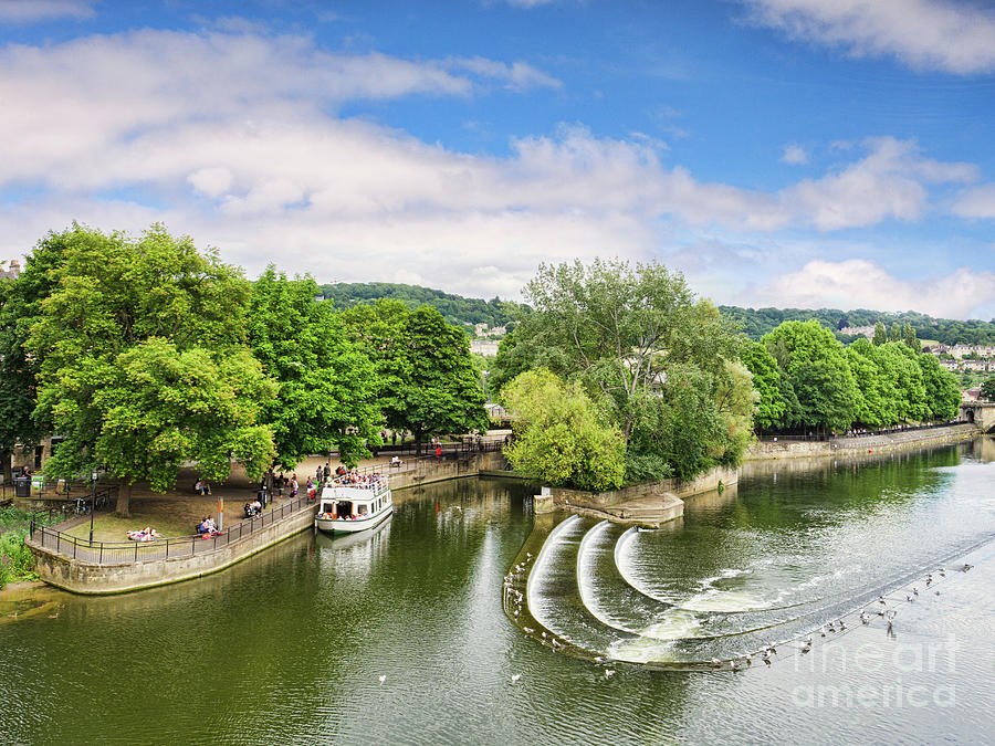 Beautiful Bath and the River Avon Photograph by Colin and Linda McKie