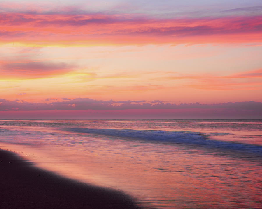 Beautiful Beach Evening Photograph by Karen Regan