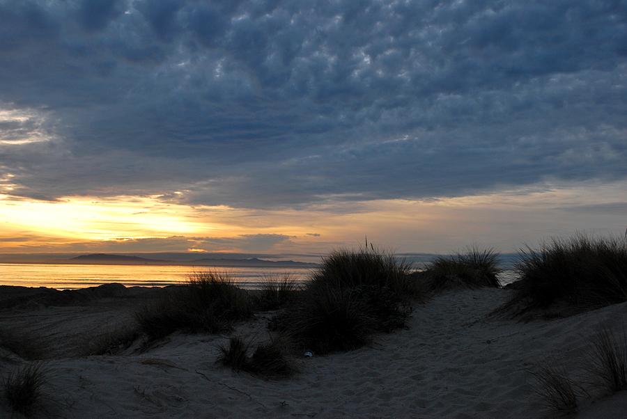 Tree Photograph - Beautiful Beach San Dunes Sunset and Clouds by Matt Quest
