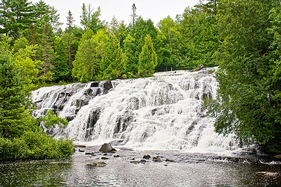 Beautiful Bond Falls in Upper Peninsula-Michigan Photograph by Ruth ...