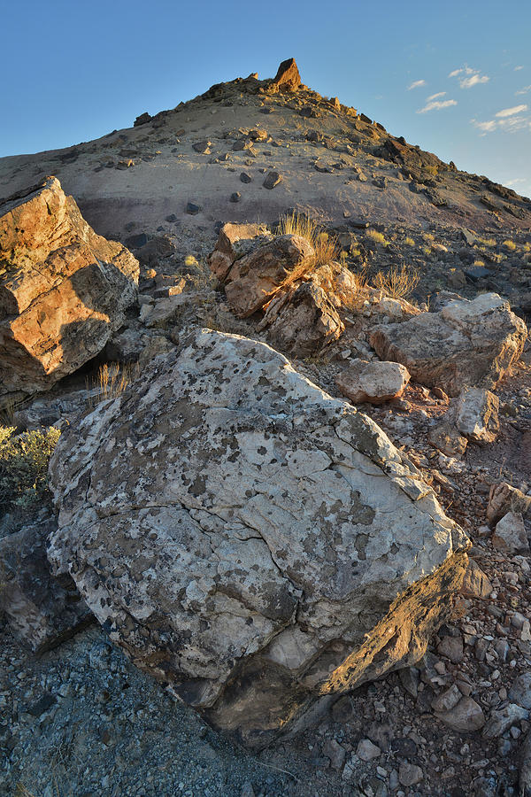 Beautiful Boulders on Bentonite Hills of Grand Junction Photograph by Ray Mathis