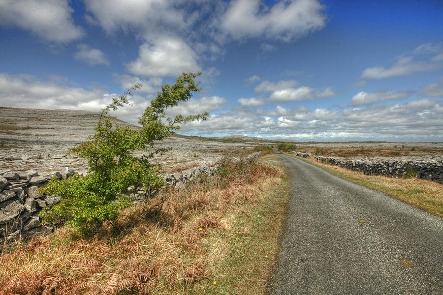 The Burren Photograph - Beautiful Burren Road by John Quinn