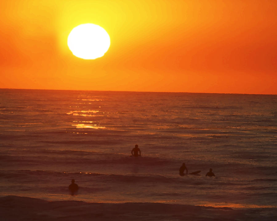 Beautiful California Sunset Digital Art by Waterdancer