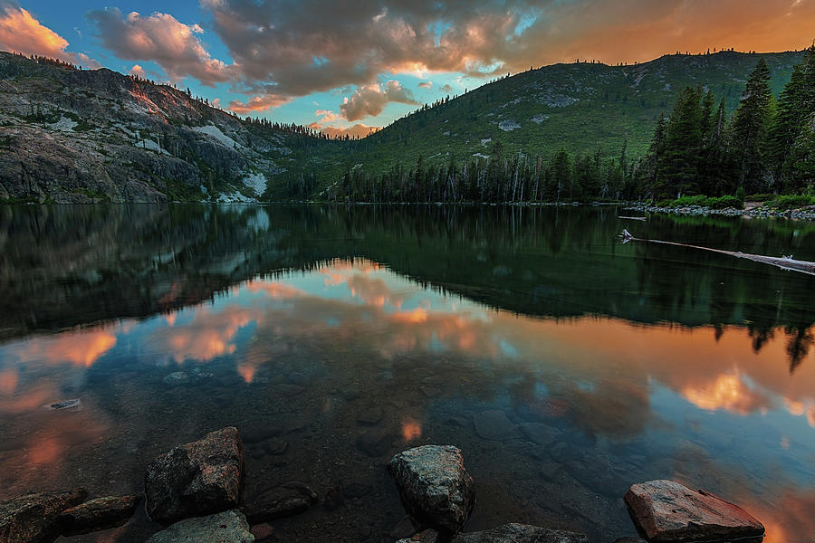 Beautiful Castle Lake Photograph by John Hight