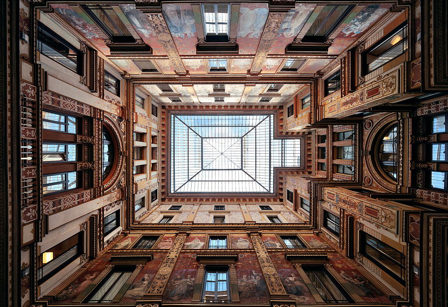Beautiful ceiling Rome Photograph by Songquan Deng