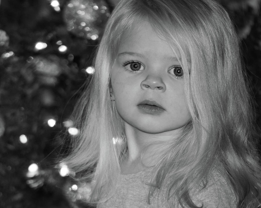 Christmas Photograph - Beautiful Child by My Angle On It Photography