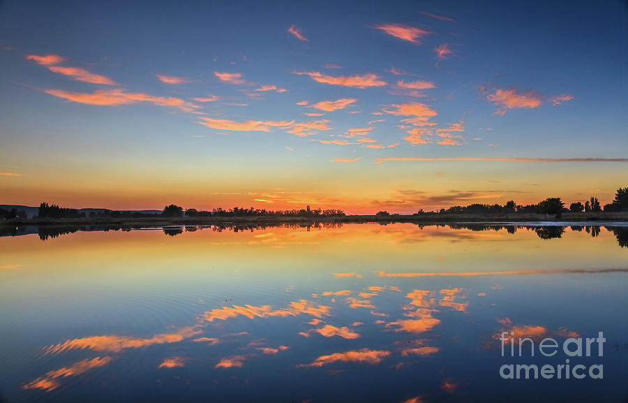 Beautiful Cloud Reflections   Photograph by Robert Bales