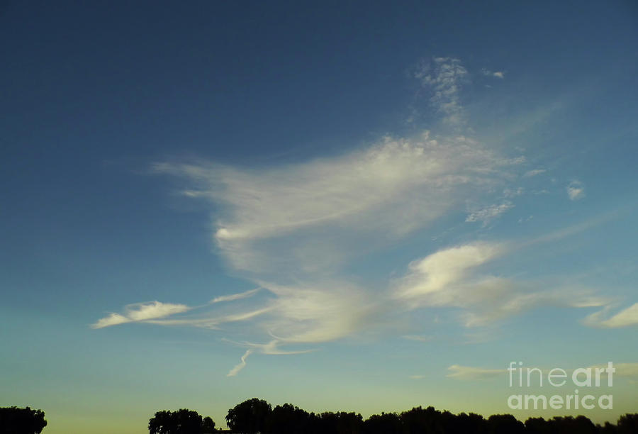 Beautiful Clouds Before Sunset Photograph by D Hackett