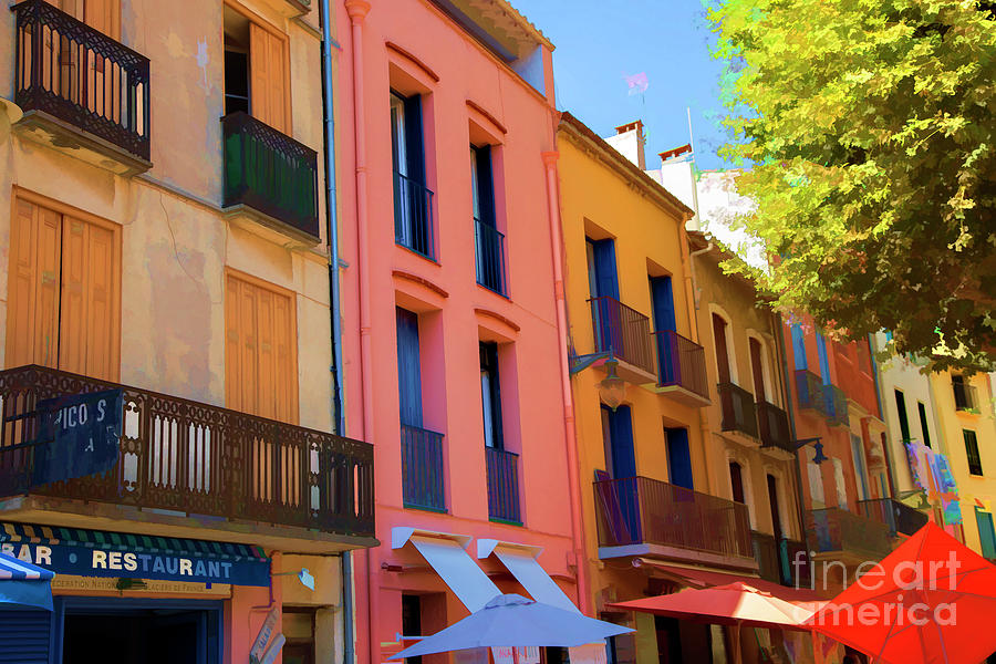 Beautiful Collioure Architecture  Photograph by Chuck Kuhn