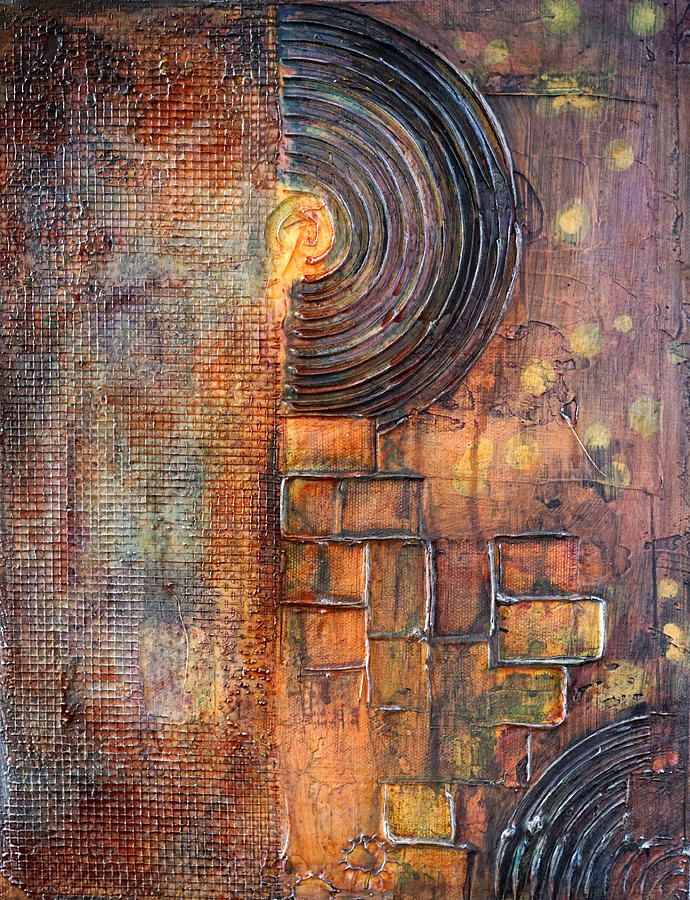 Beautiful Corrosion Painting by Theresa Marie Johnson