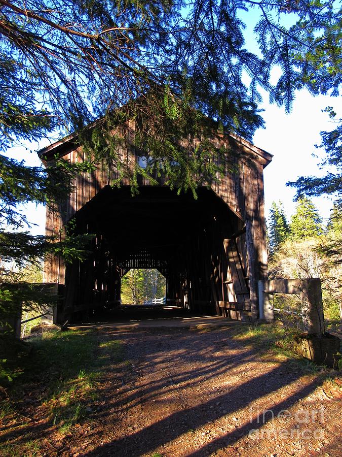 Fall Photograph - Beautiful Covered Bridge by Crystal Loppie