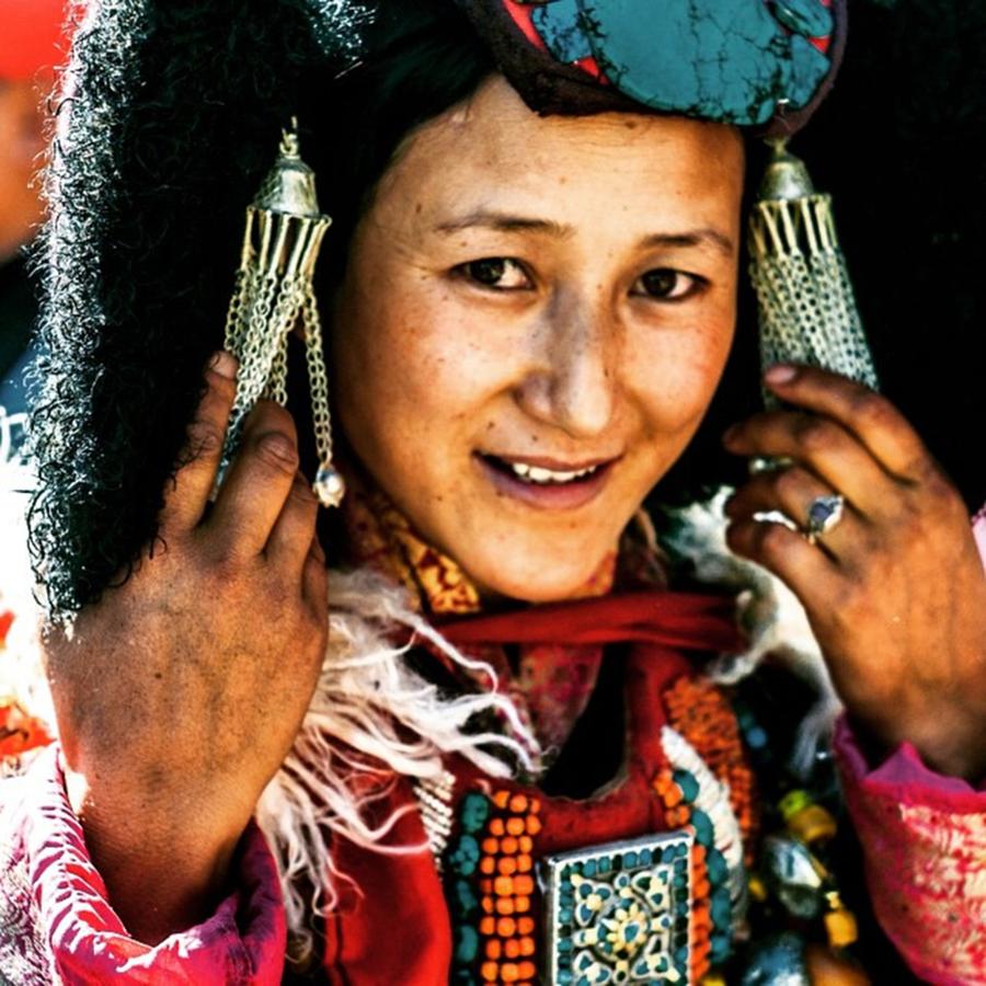 Beautiful Cultures. Zanskari Woman In Photograph by Aleck Cartwright
