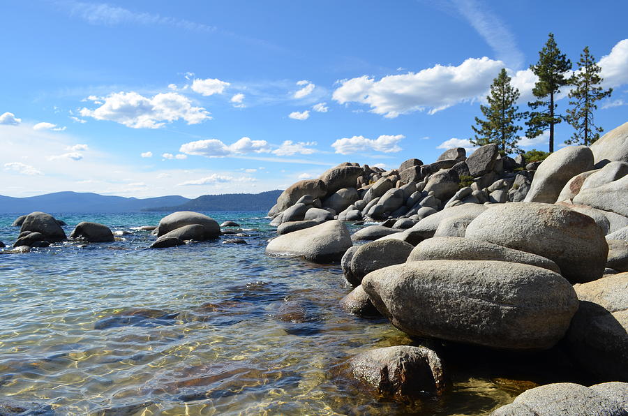 Beautiful day at Lake Tahoe Photograph by Alex King