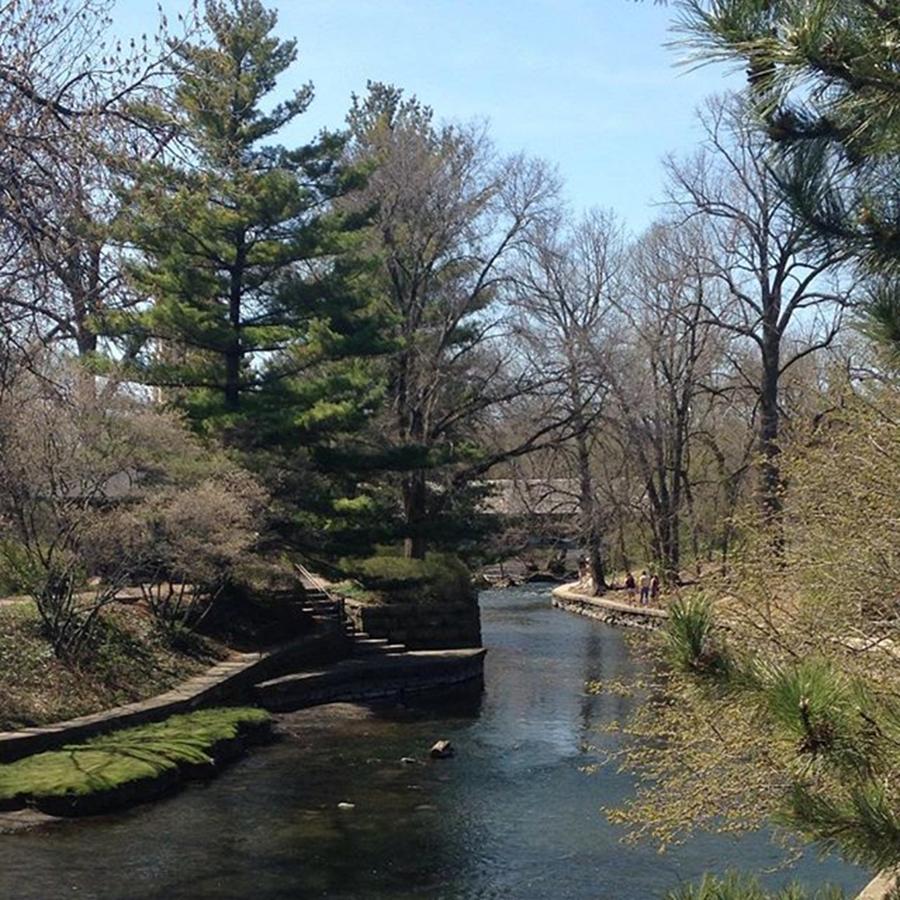 Beautiful Day At Naperville Riverwalk Photograph by Robin Lomalie