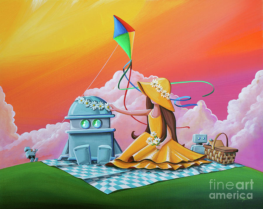 Beautiful Day For A Picnic Painting by Cindy Thornton