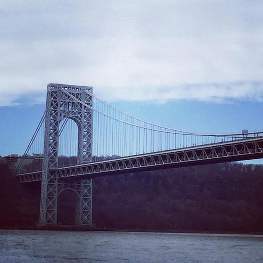 New York City Photograph - George Washington Bridge by Karmyn Tyler