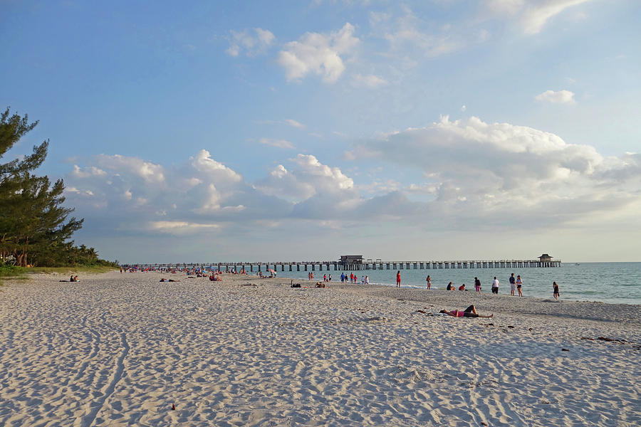 Beautiful Day on Naples Beach Naples Florida Photograph by Toby McGuire
