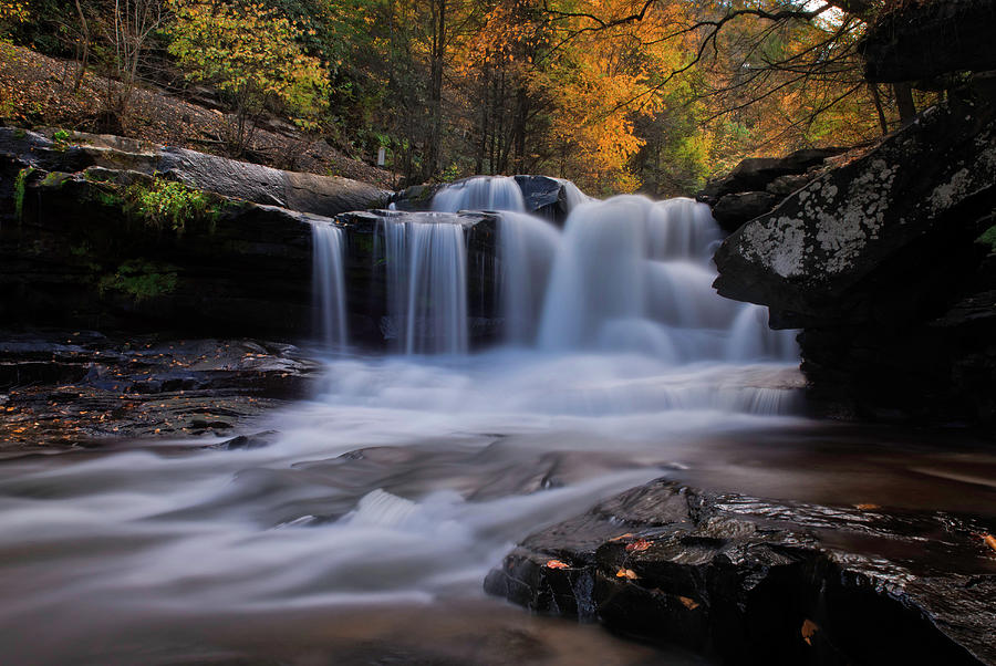 Beautiful Dunloup Creek Falls Wv Photograph