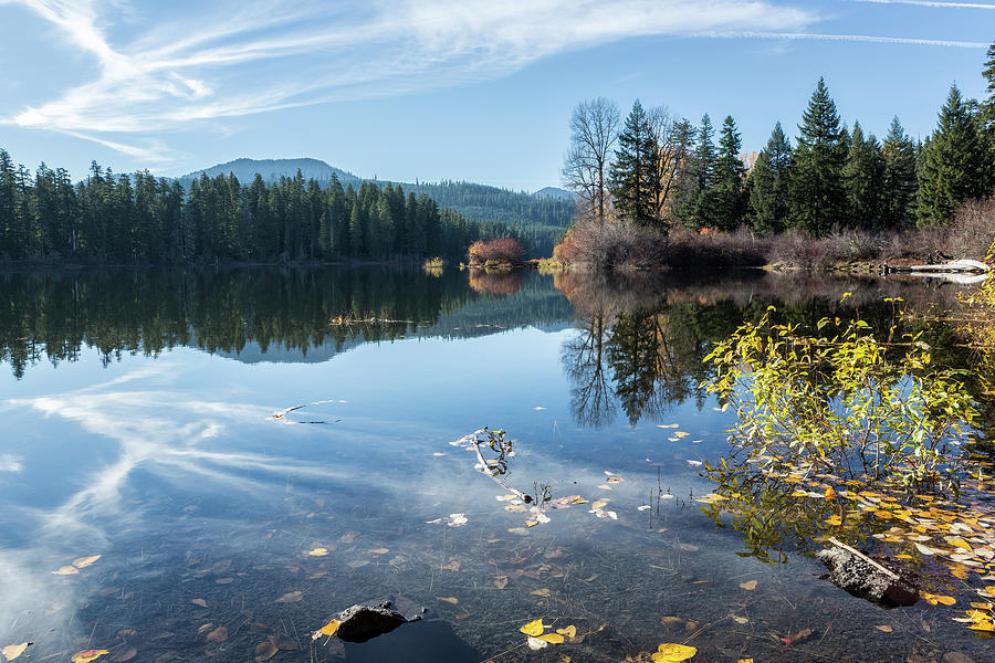 Beautiful Fall Day at Fish Lake Photograph by Belinda Greb