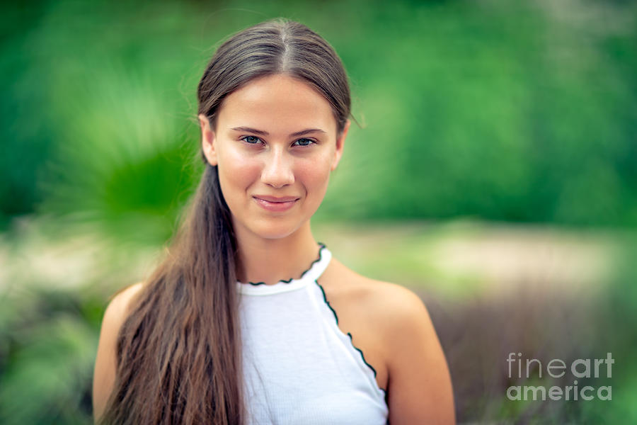 Beautiful Girl Portrait Photograph By Anna Om Fine Art America