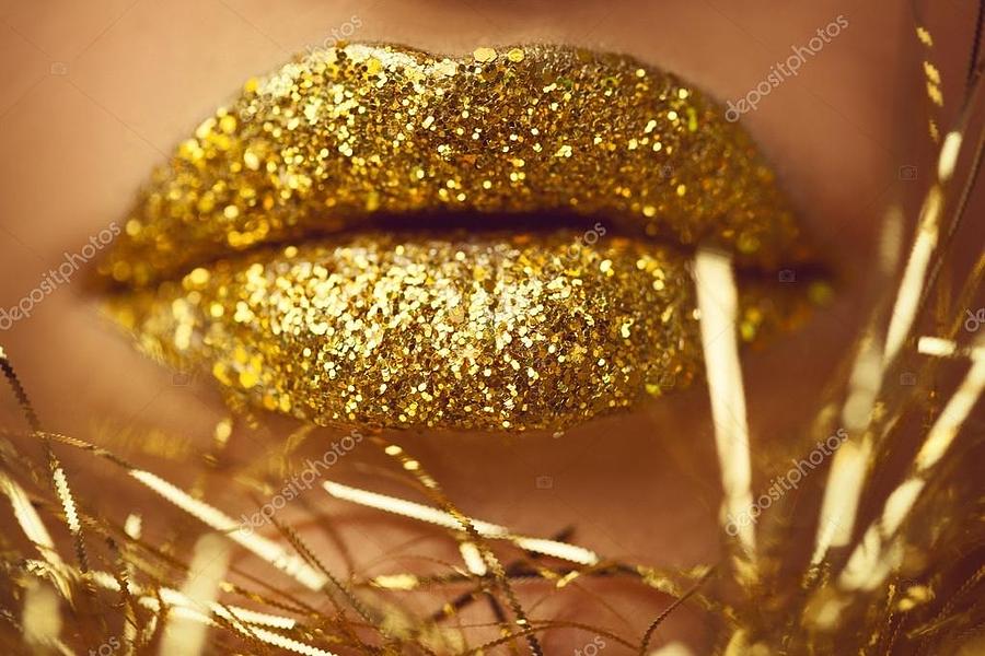 Beautiful Gold Lips Photograph By Dwayne Fine Art America 