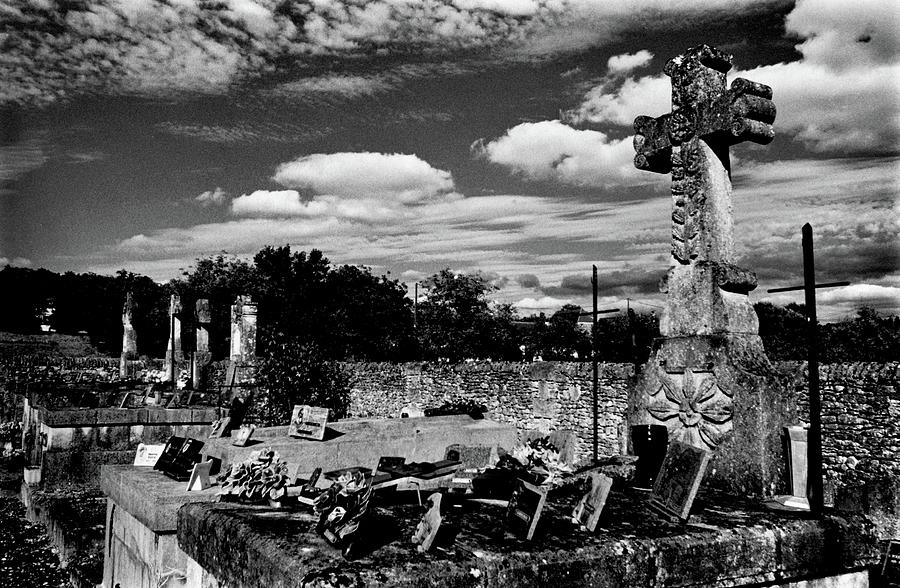 Beautiful graveyard in France Photograph by Dirk Ercken