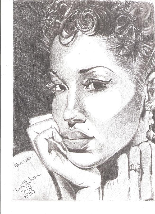 Beautiful Hebrew woman Drawing by Kalin Philmore | Fine Art America