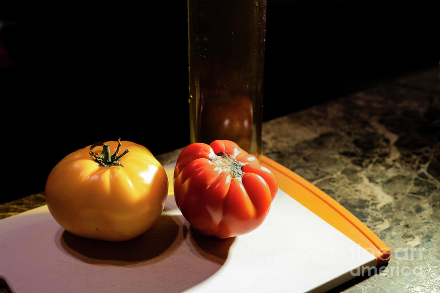 Beautiful heirloom tomatoes Photograph by Sam Rino