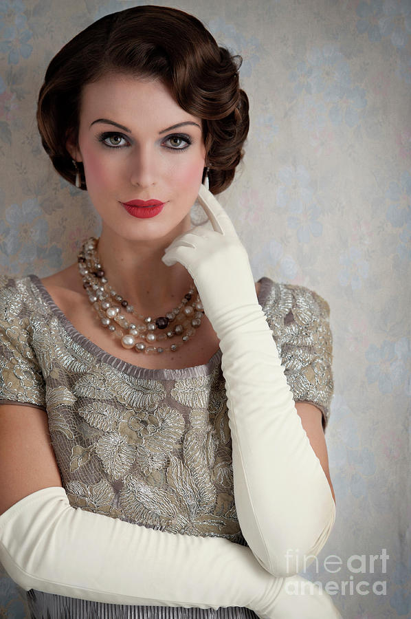 Beautiful High Society Woman From The 1930s  Photograph by Lee Avison