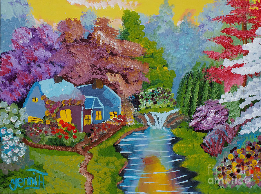 Beautiful Home Painting by Yenni Harrison