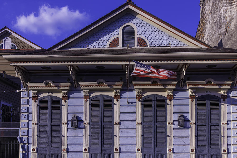 Beautiful House french Quarter Photograph by Garry Gay