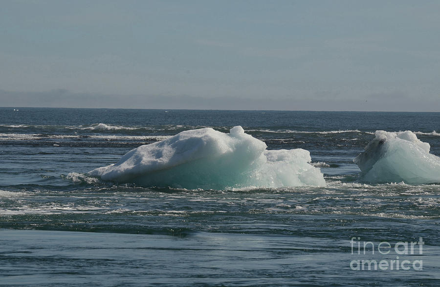 Beautiful iceburg in Iceland, in the waters of a lagoon  Photograph by DejaVu Designs