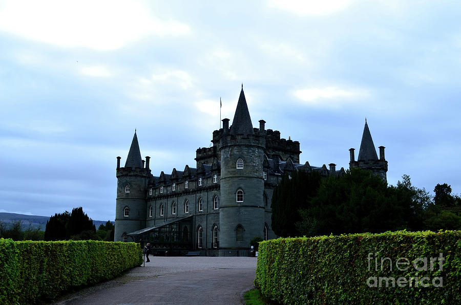Beautiful Inveraray Castle with Turrets and Towers. Photograph by DejaVu Designs