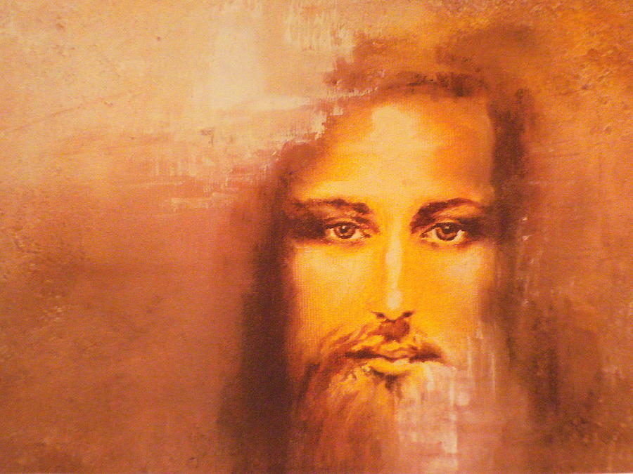 Beautiful Jesus Painting by Alexandra Bilbija