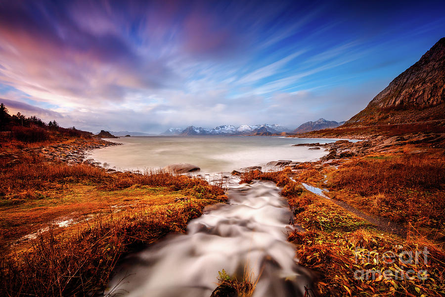 Beautiful landscape of Lofoten Photograph by Anna Om