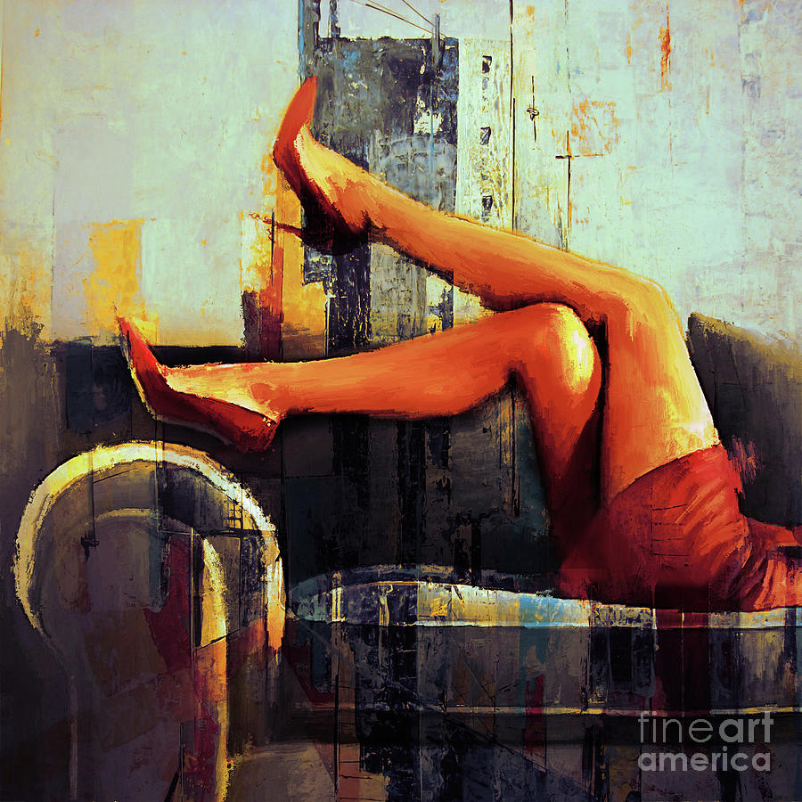Beautiful Legs 435 Painting by Gull G