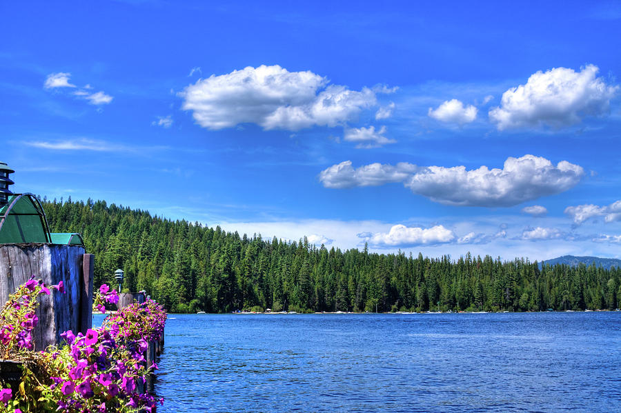 Landscape Photograph - Beautiful Luby Bay on Priest Lake by David Patterson
