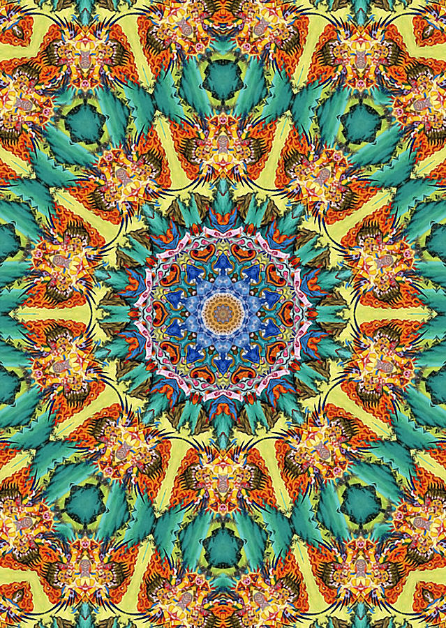 Beautiful mandala 12 Painting by Jeelan Clark - Fine Art America