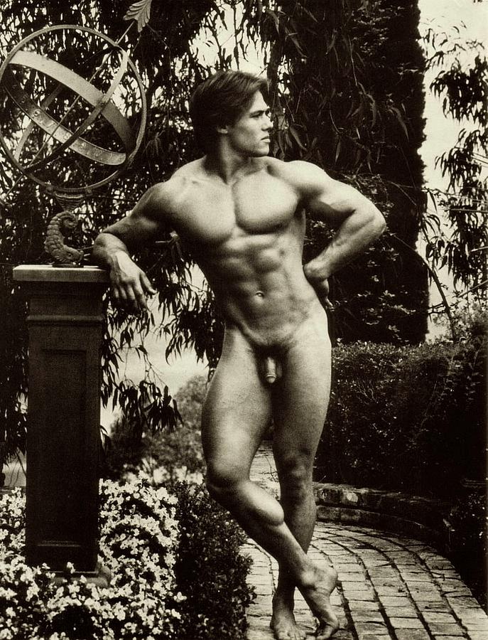 Vintage Bodybuilder Photograph - Male perfection by Roy Dean.