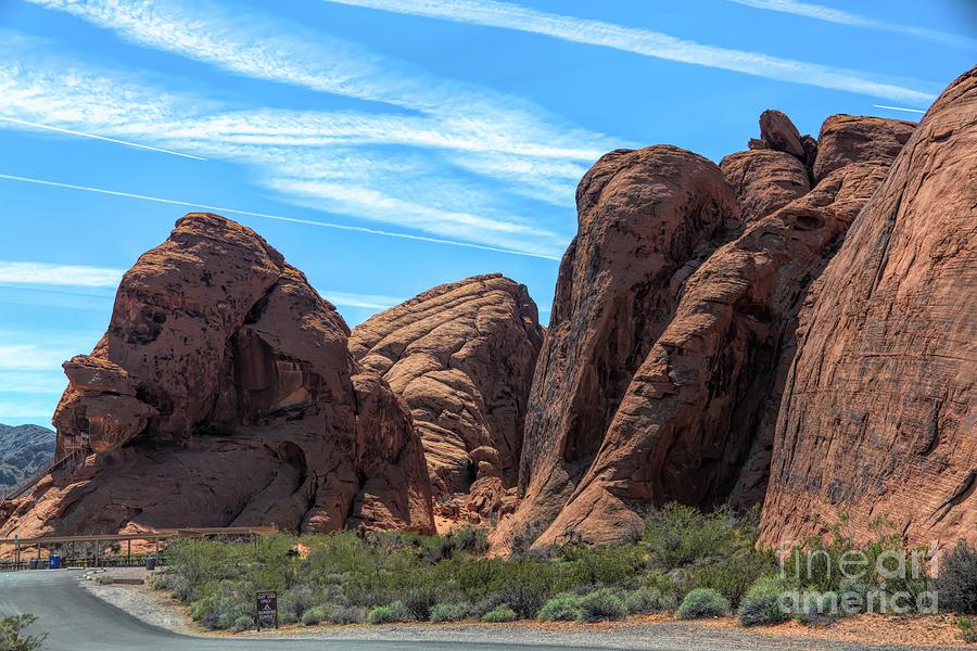 Las Vegas Photograph - Beautiful Nature Landscape Valley of Fire  by Chuck Kuhn