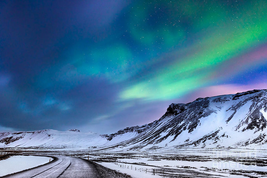Beautiful northern lights Photograph by Anna Om