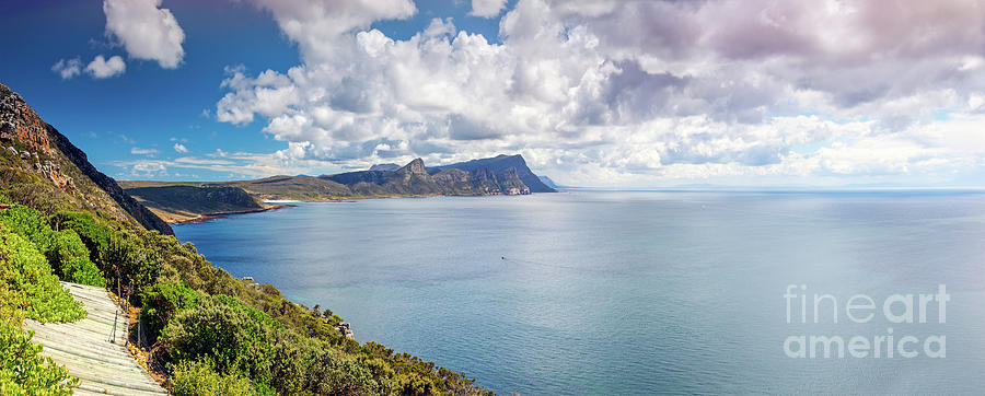 Beautiful ocean panoramic view Photograph by Anna Om