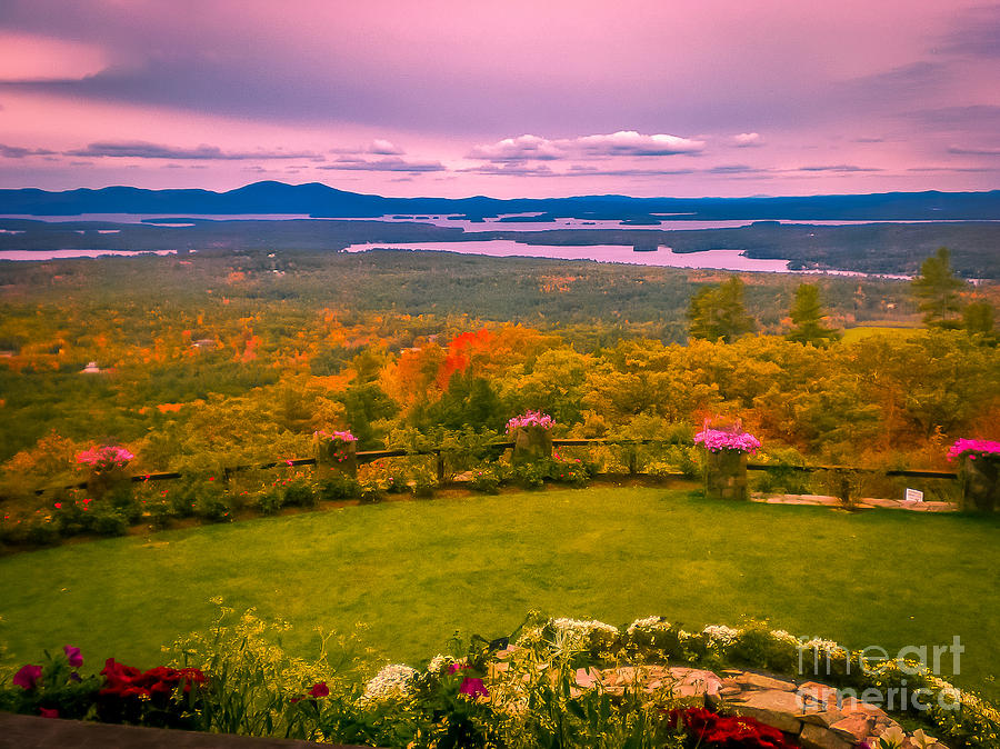 Nature Photograph - Beautiful overview of New Hampshire by Claudia M Photography