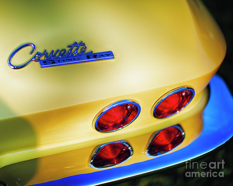 Beautiful Rear End of a Classic Chevrolet Corvette Sting Ray A Photograph by George Oze