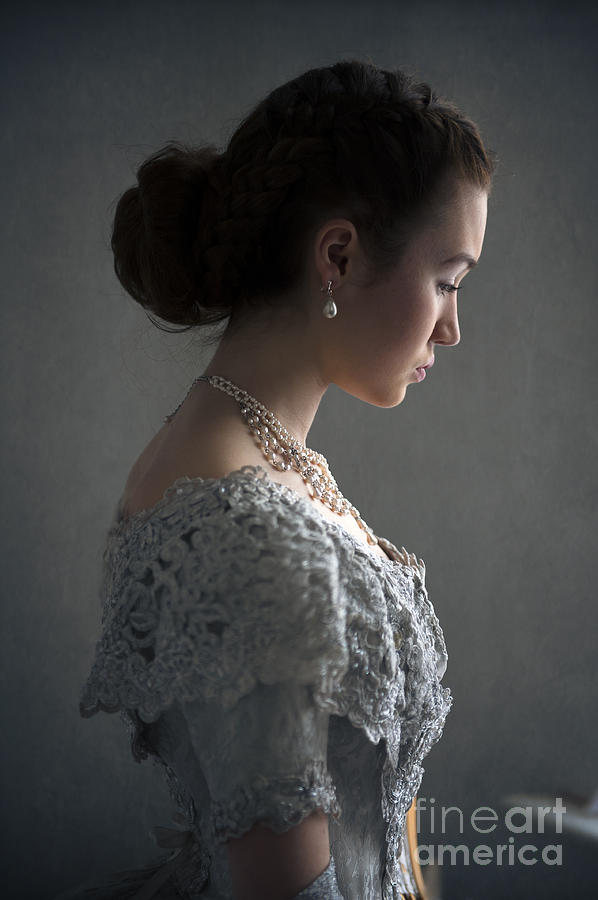 Beautiful Sad Victorian Woman In Profile Photograph by Lee Avison