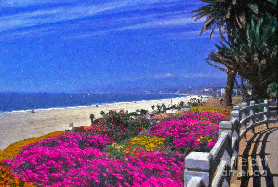 Beautiful Santa Monica CA Photograph by David Zanzinger