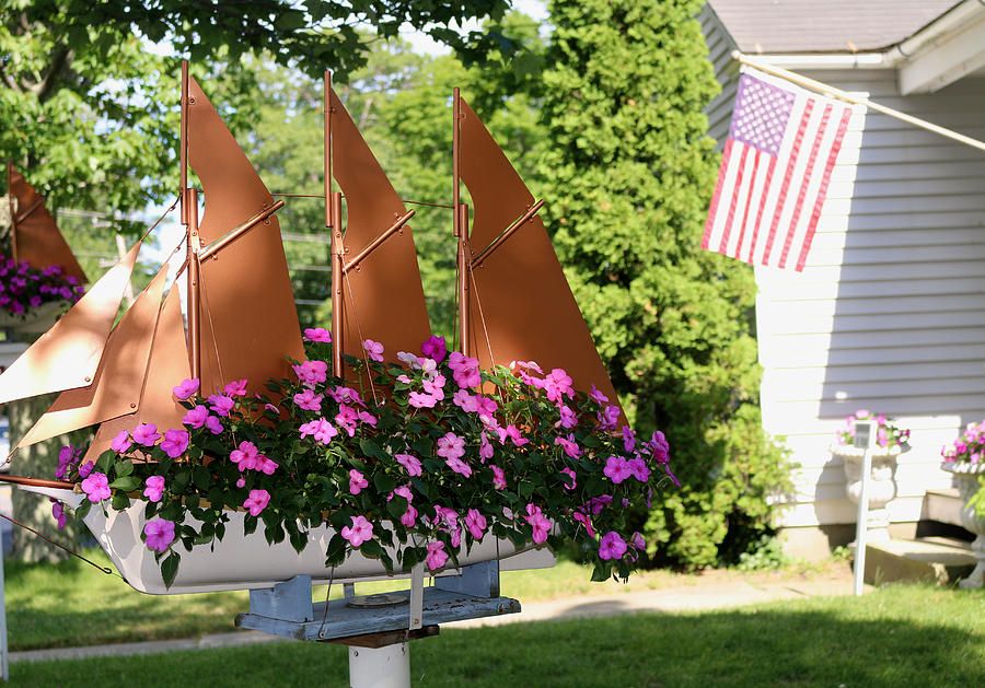 Beautiful Ship Flower Boxes 4 Photograph by Living Color Photography Lorraine Lynch