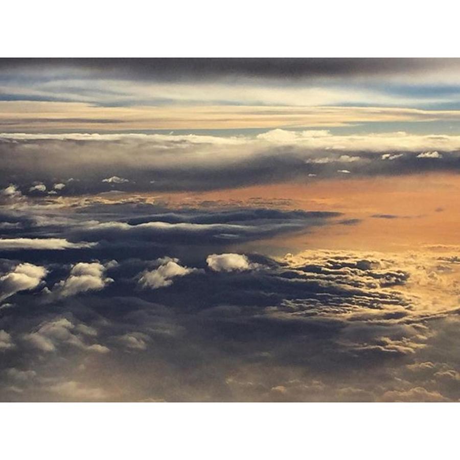 Roadtrip Photograph - Beautiful Skies On The Airplane This by Joan McCool