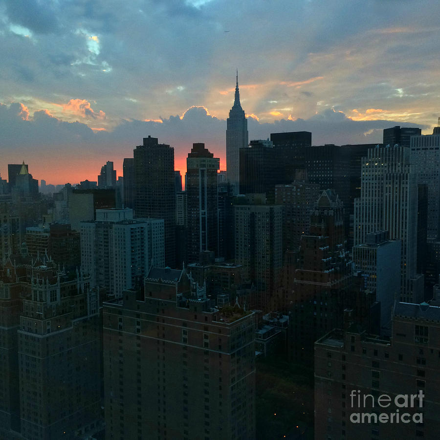 Beautiful Sky - Sunset in New York Photograph by Miriam Danar