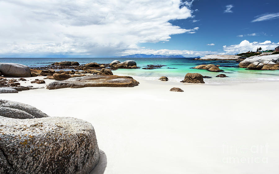 Beautiful South African beach landscape Photograph by Anna Om